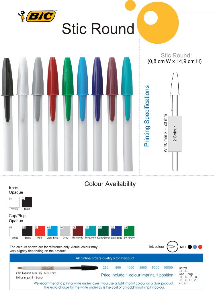 bIC stic ROUND