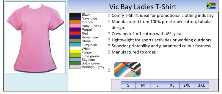 VIC BAY LADIES T SHIRT